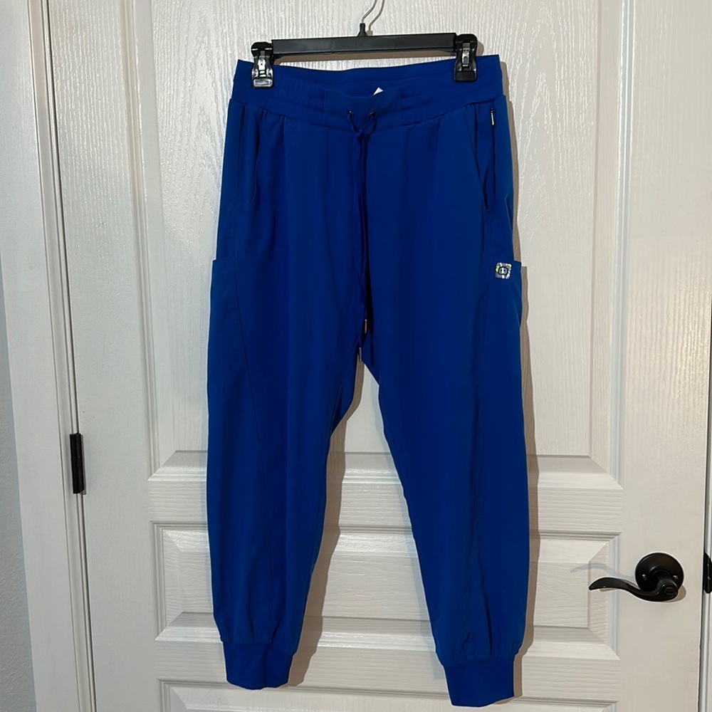 Royal blue scrub pants (15F)